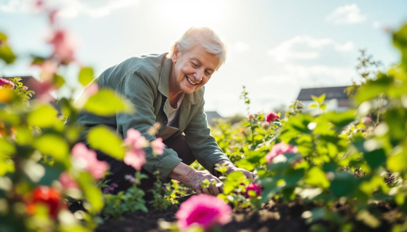 Techniques de jardinage adaptées aux seniors pour rester actif